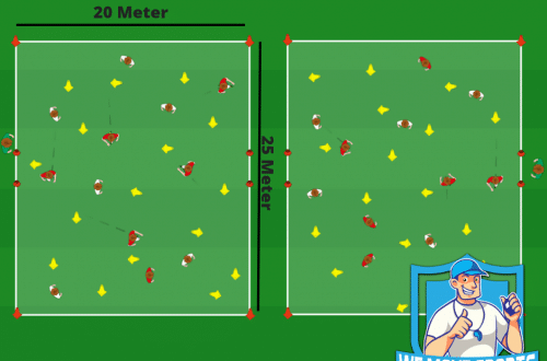 voetbal oefeningen