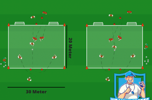 Voetbal oefeningen jo 16