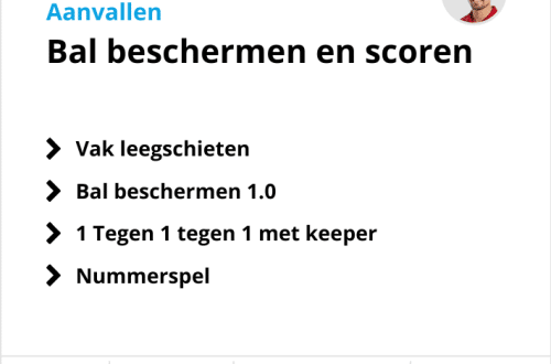 Voetbaltrainingen