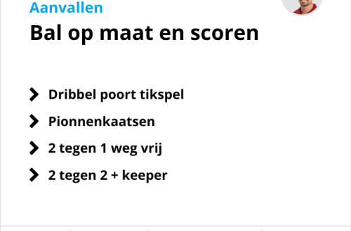 Voetbaltrainingen