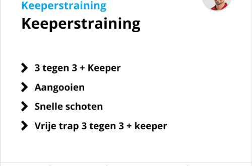 Voetbaltrainingen