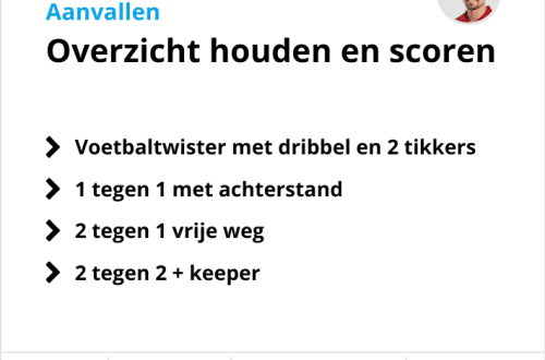 Voetbaltrainingen