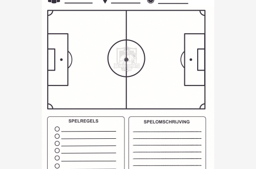 voetbal oefeningenformulier