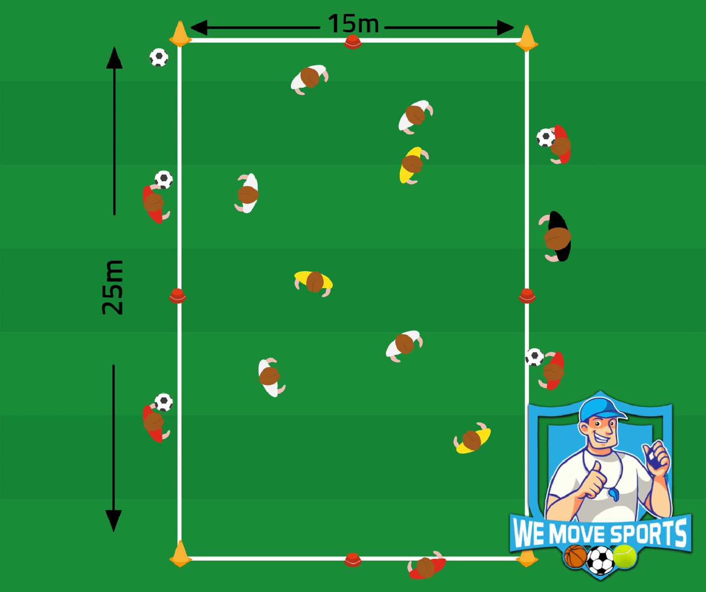 Voetbal oefeningen