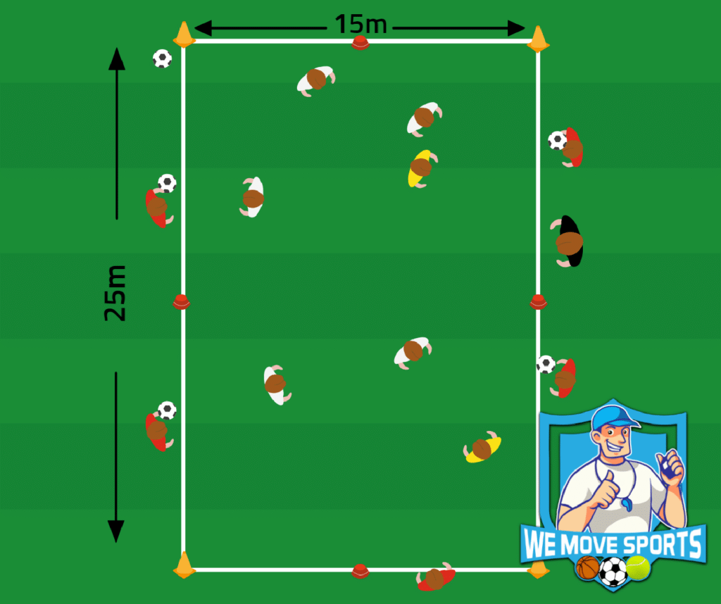 Voetbal oefeningen